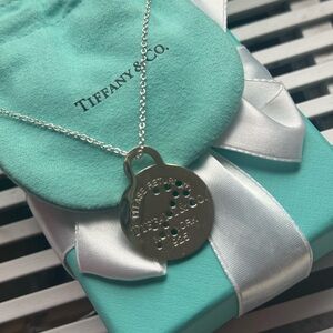 Tiffany & Co. Sterling Silver Sagittarius pendant on beaded chain